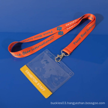 High quality customized clear soft plastic pvc exhibition card holder